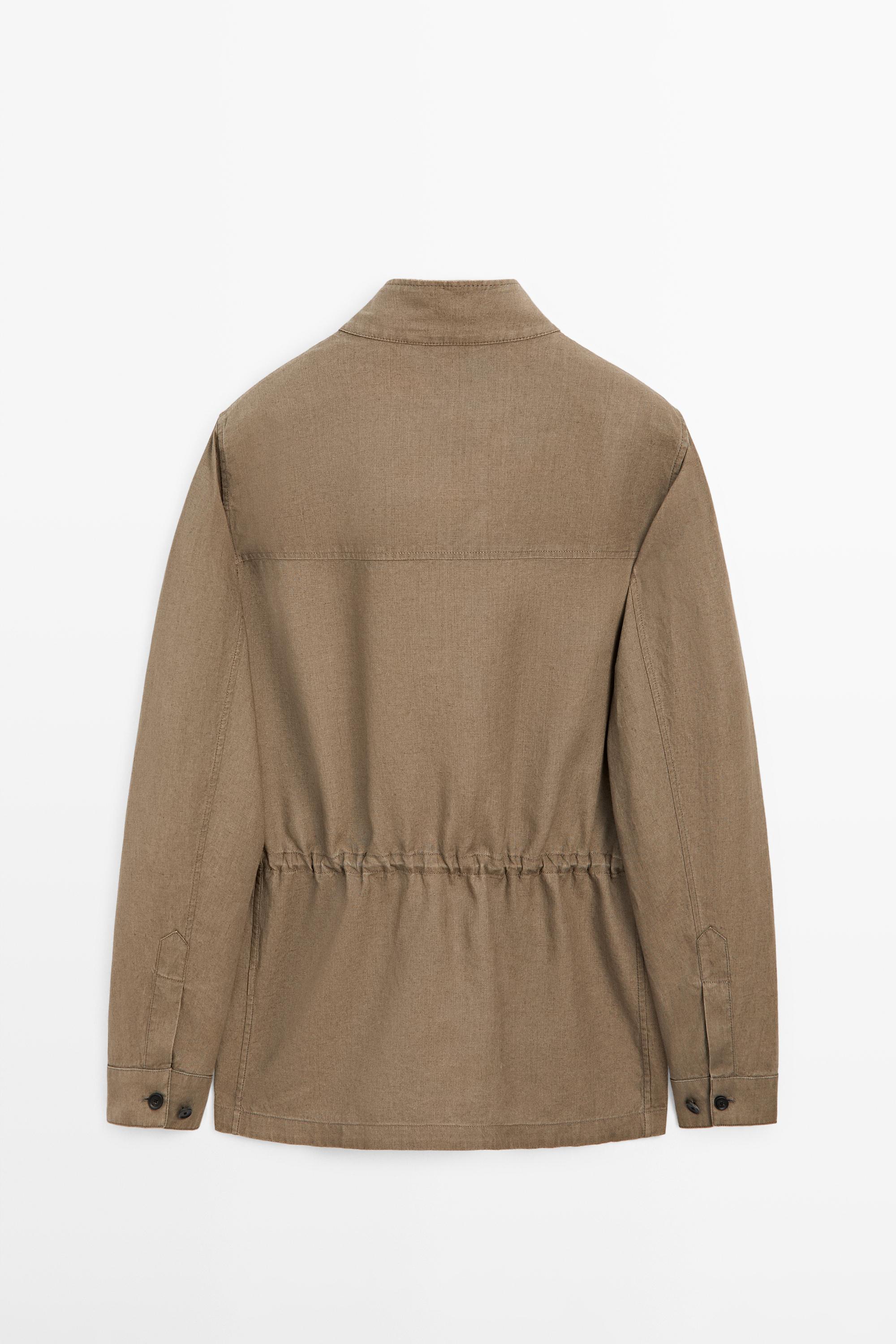 100% linen Safari jacket